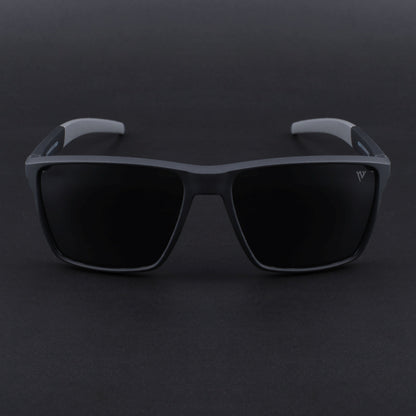 Wayfarer Polarized Sunglasses | Black Lens | Black Frame - PMG6749