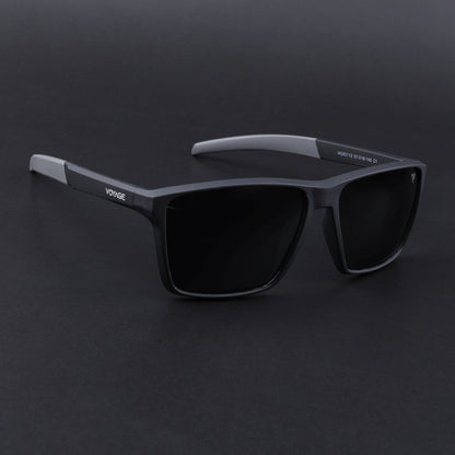 Wayfarer Polarized Sunglasses | Black Lens | Black Frame - PMG6749