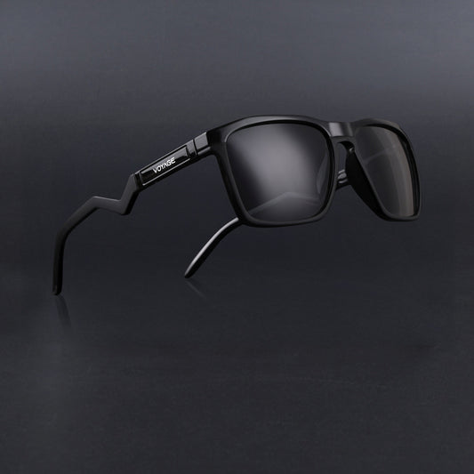 Radar 2.0 | Wayfarer Polarized Sunglasses  Black Lens | Shine Black Frame - PMG6753