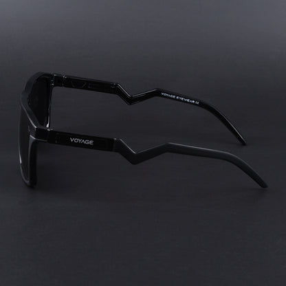 Radar 2.0 | Wayfarer Polarized Sunglasses  Black Lens | Shine Black Frame - PMG6753