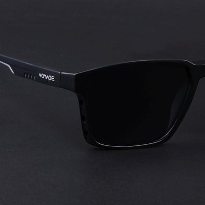 Wayfarer Polarized Sunglasses | Black Lens | Black Frame - PMG6759