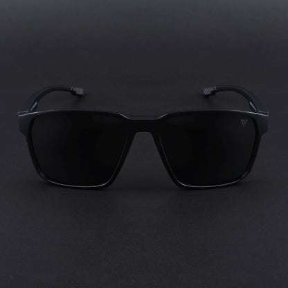 Wayfarer Polarized Sunglasses | Black Lens | Black Frame - PMG6759