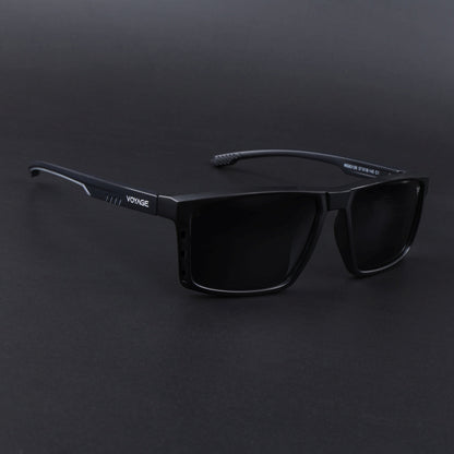 Wayfarer Polarized Sunglasses | Black Lens | Black Frame - PMG6765