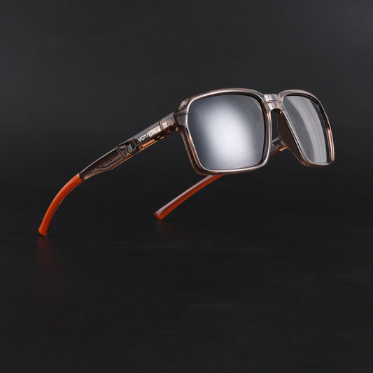 Wayfarer Polarized Sunglasses | Black Lens | Brown Frame - PMG6775
