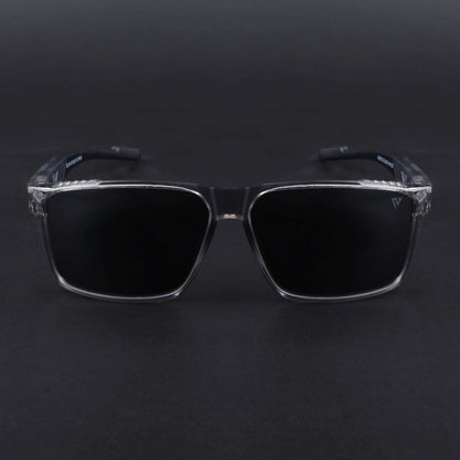 Wayfarer Polarized Sunglasses | Black Lens | Grey Frame - PMG6784
