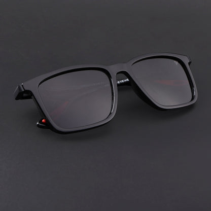 Beast | Shine Black Polarized Square Sunglasses |  PMG6633