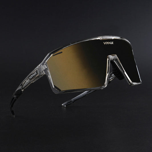 Voyage Select Drift Sunglasses (Golden Lens | Transparent Grey Frame - SLMG6263)