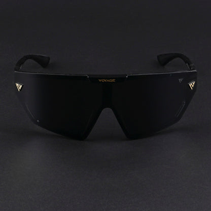 Falcon | Black Wrap Around Polarized Sunglasses | PMG5858