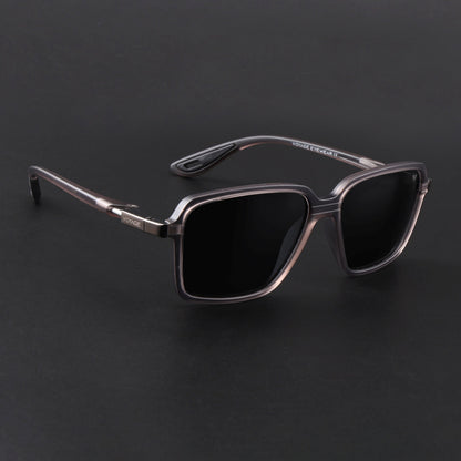 Hydra | Grey Polarized Square Sunglasses | PMG6655