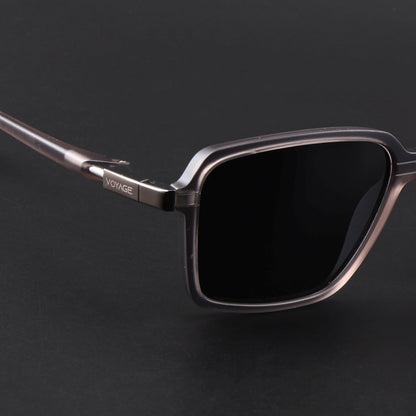 Hydra | Grey Polarized Square Sunglasses | PMG6655