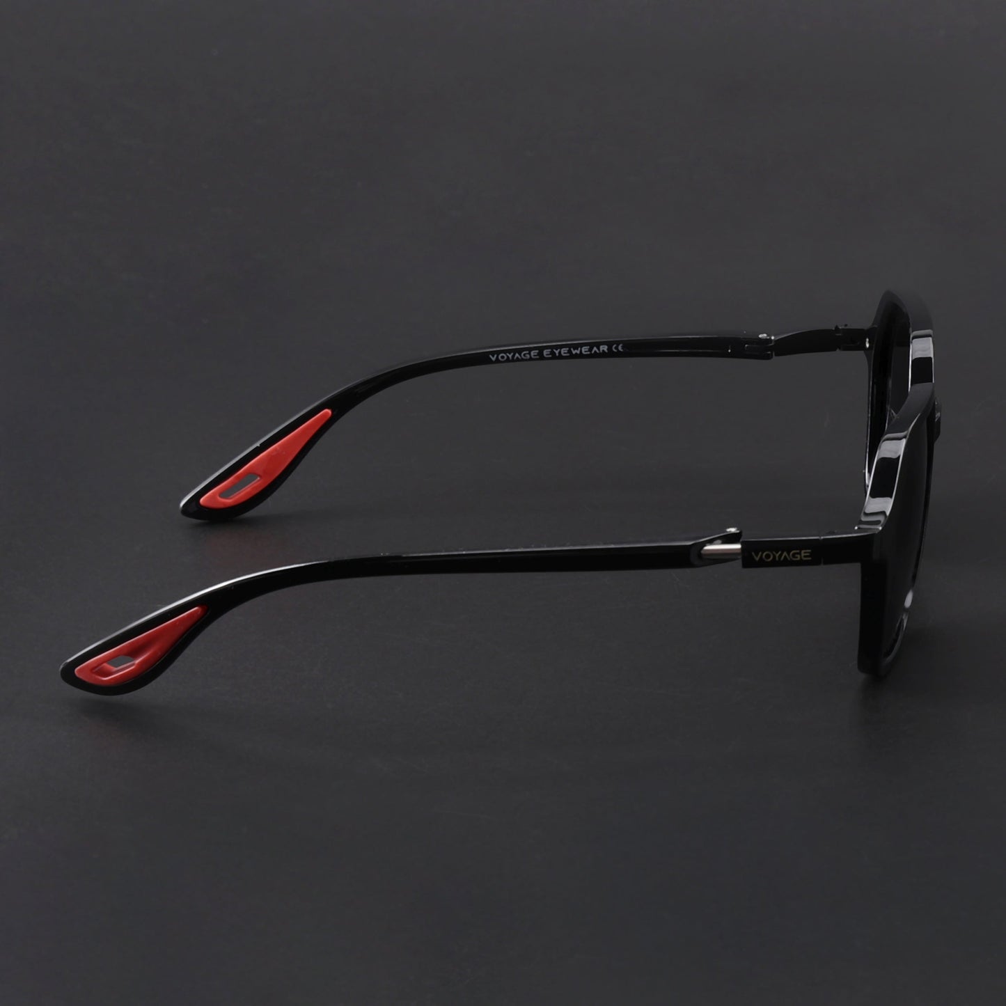 EdgeX | Shine Black Polarized Hexagon Sunglasses | PMG6639