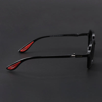 EdgeX | Shine Black Polarized Hexagon Sunglasses | PMG6639