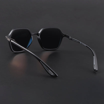 EdgeX | Multicolor Reflector Polarized Hexagon Sunglasses | PMG6644