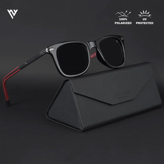 Ranger | Black Polarized Wayfarer Sunglasses - PMG3966