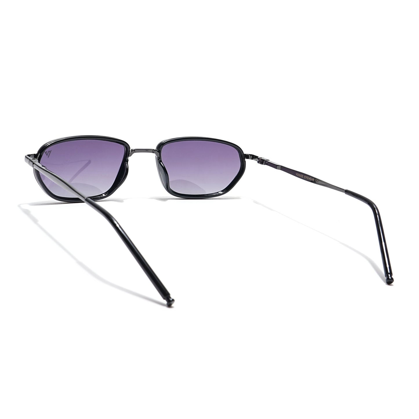 Marshall | Black Polarized Unisex Sunglasses | Grey & Clear Lens - PMG6051
