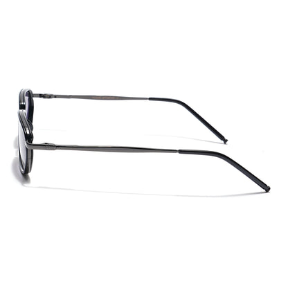 Marshall | Black Polarized Unisex Sunglasses | Grey & Clear Lens - PMG6051