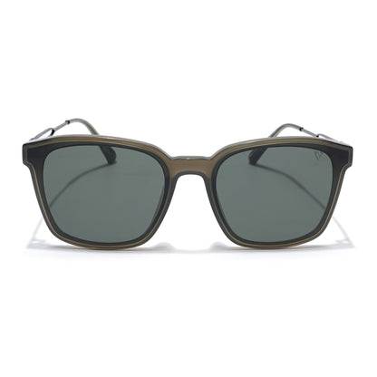 Voyage Select Wayfarer Sunglasses (Dark Green Lens | Olive Frame - SLMG6241)