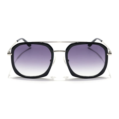 Voyage Select Wayfarer Sunglasses (Grey & Clear Lens | Black Frame - SLMG6112)