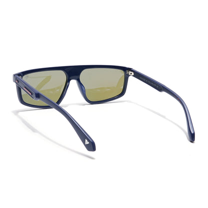 Voyage Select Rectangle Sunglasses (Blue Lens | Blue Frame - SLPMG6202)