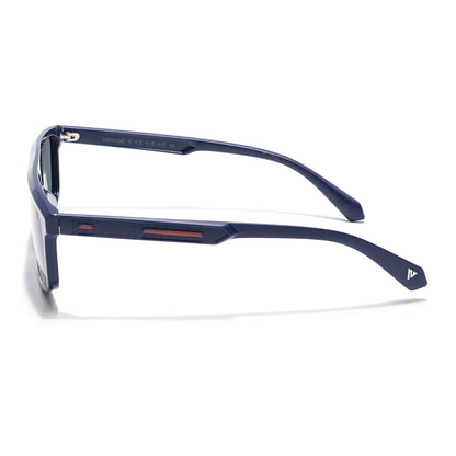 Voyage Select Rectangle Sunglasses (Blue Lens | Blue Frame - SLPMG6202)