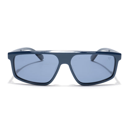 Voyage Select Rectangle Sunglasses (Blue Lens | Navy Blue Frame - SLPMG6203)