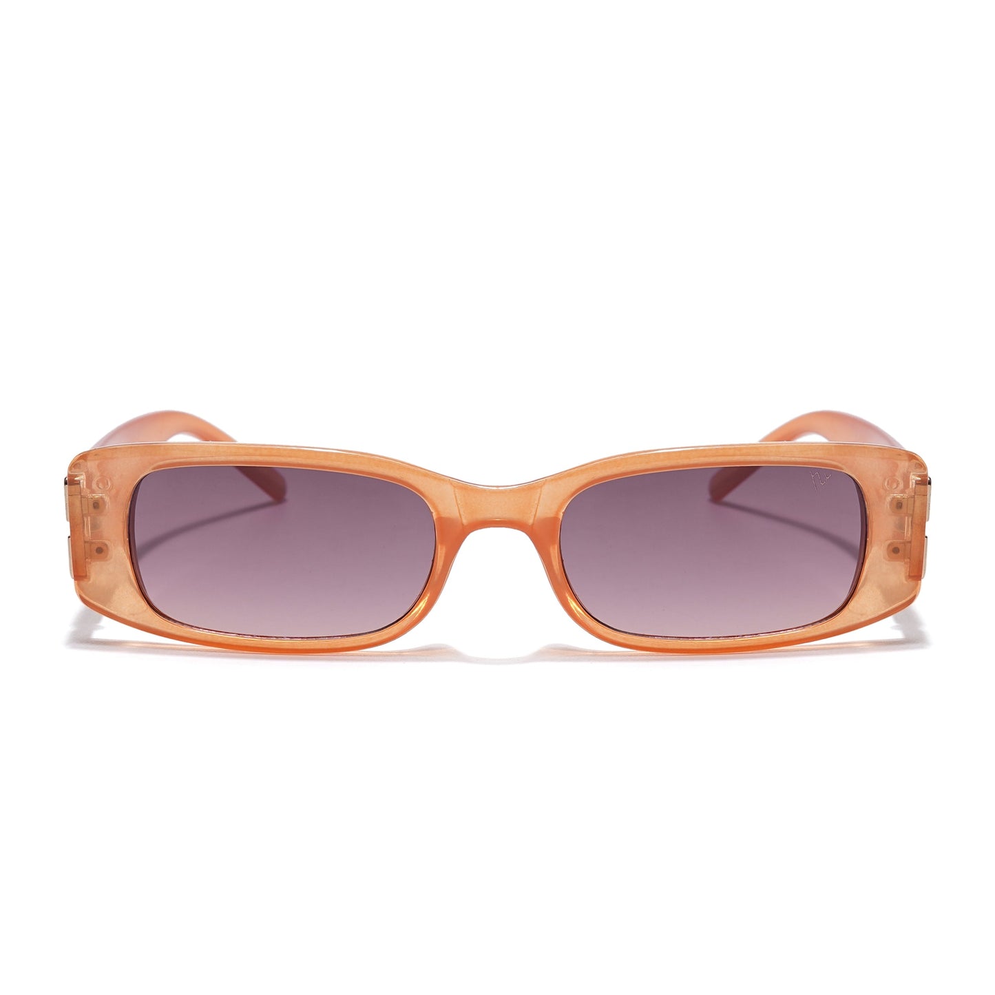 Rectangle Sunglasses (Brown Lens | Light Brown Frame - MG5807)