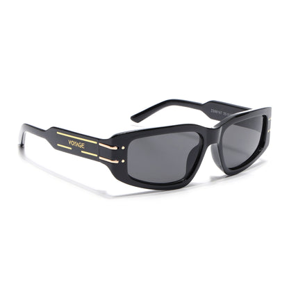 Ash | Black Rectangle Sunglasses | MG6703