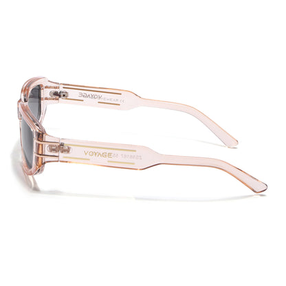 Ash | Brown Rectangle Sunglasses | MG6706