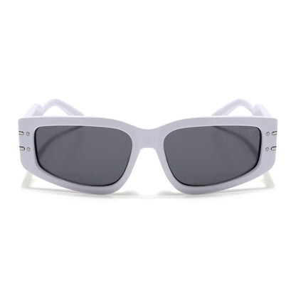 Ash | White Rectangle Sunglasses | MG6707