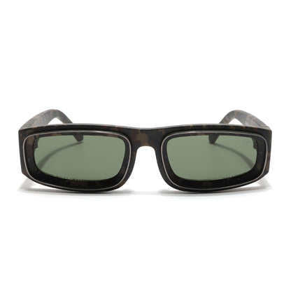 Old Smuggler | Militry Unisex Sunglasses | Green Lens - MG6578