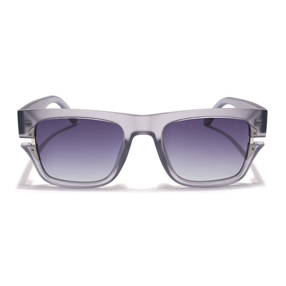 Wayfarer Sunglasses (Grey & Clear Lens | Grey Frame - PMG6046)