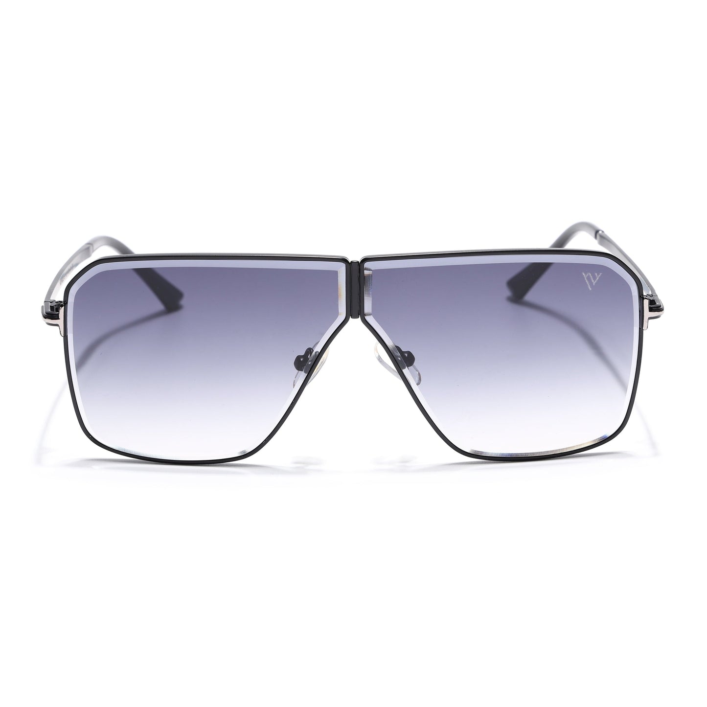 Zephy | Black Wayfarer Sunglasses for Men & Women | Grey & Clear Lens - MG7316