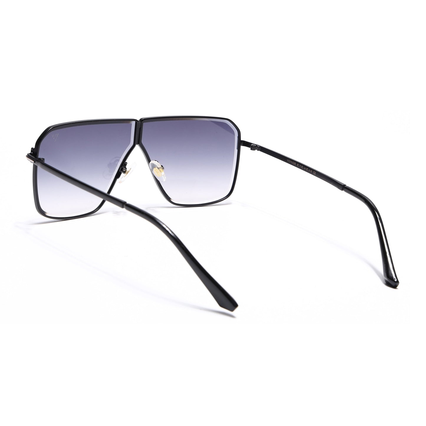 Zephy | Black Wayfarer Sunglasses for Men & Women | Grey & Clear Lens - MG7316