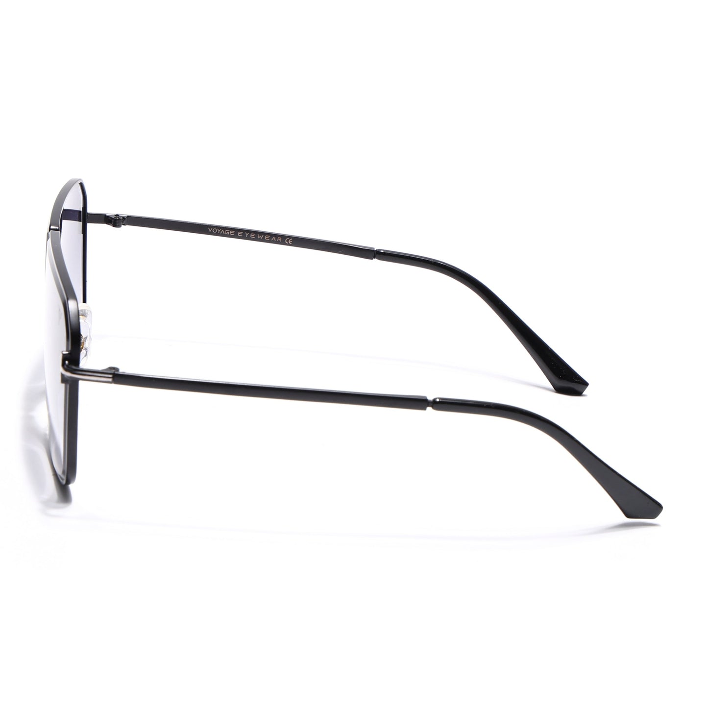 Zephy | Black Wayfarer Sunglasses for Men & Women | Grey & Clear Lens - MG7316
