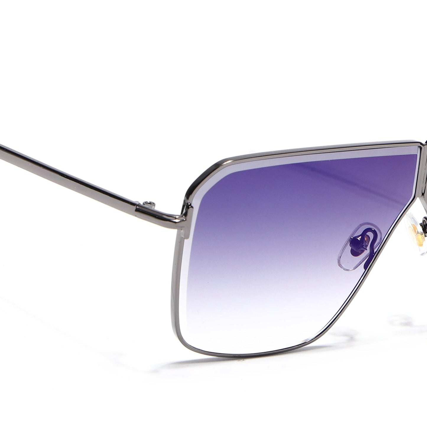 Zephy | Grey Wayfarer Sunglasses | Blue & Clear Lens - MG7319