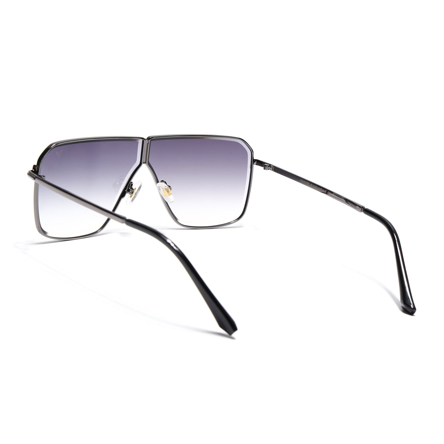 Zephy | Grey Wayfarer Sunglasses | Blue & Clear Lens - MG7319