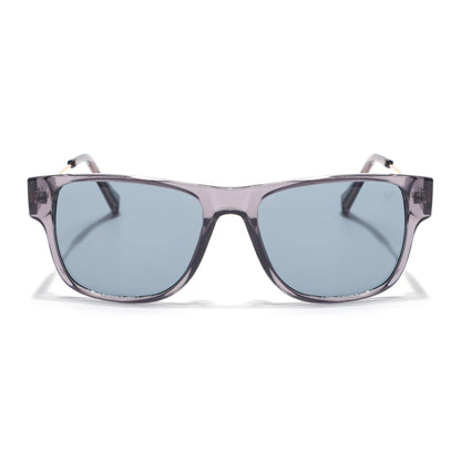 Square Sunglasses for Men & Women (Grey Lens | Grey Frame - SLMG7237)