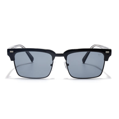 Stark | Black Clubmaster Sunglasses | Grey Lens | MG7050