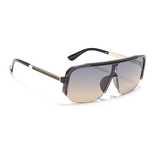 Knox | Grey Wayfarer Sunglasses | Grey & Brown Lens - MG7323