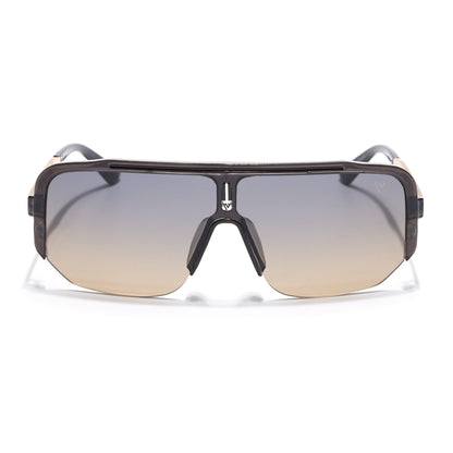 Knox | Grey Wayfarer Sunglasses | Grey & Brown Lens - MG7323