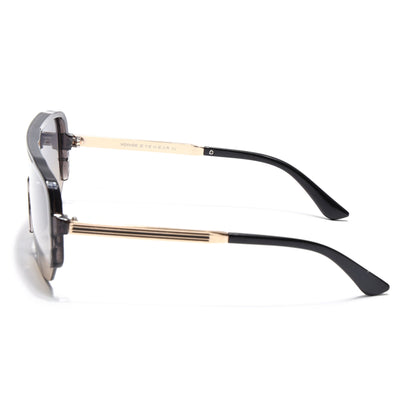 Knox | Grey Wayfarer Sunglasses | Grey & Brown Lens - MG7323