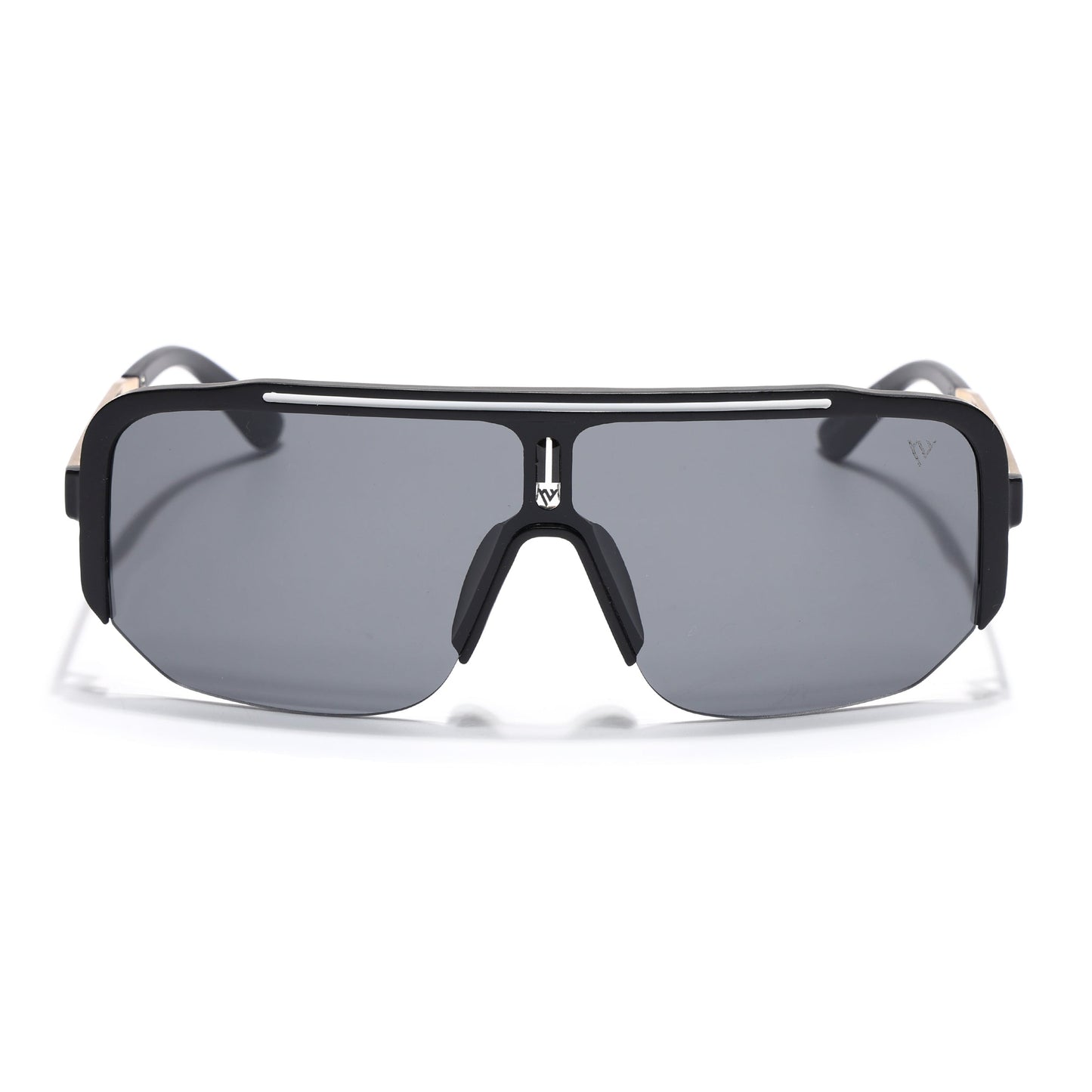 Knox | Matt Black Wayfarer Sunglasses | Black Lens - MG7324