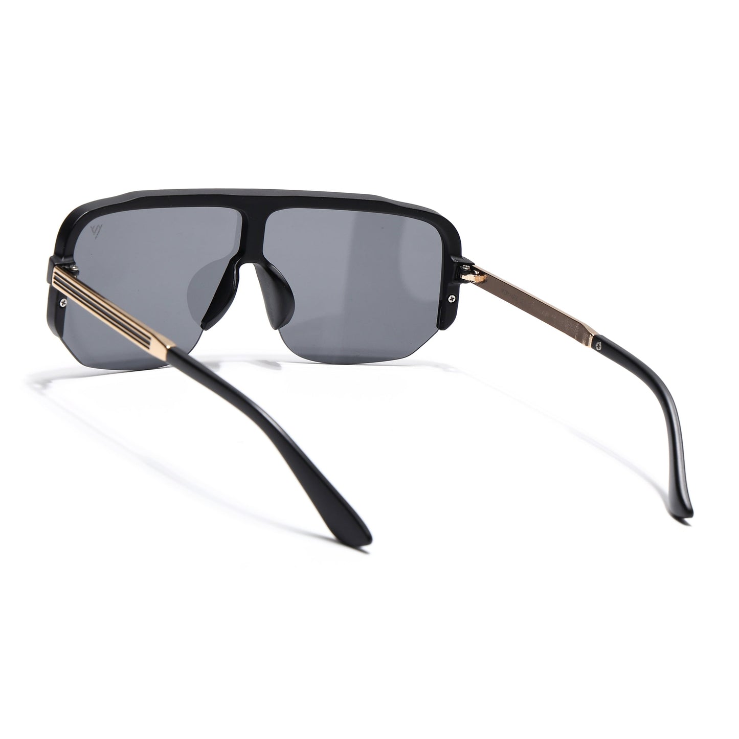 Knox | Matt Black Wayfarer Sunglasses | Black Lens - MG7324