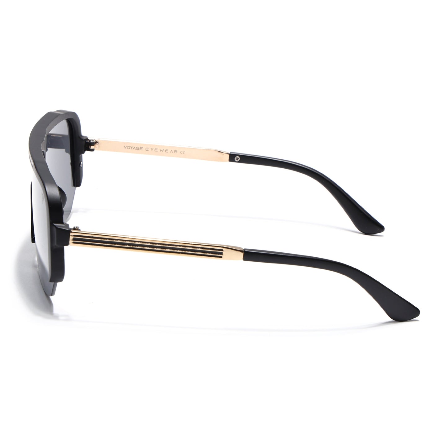 Knox | Matt Black Wayfarer Sunglasses | Black Lens - MG7324