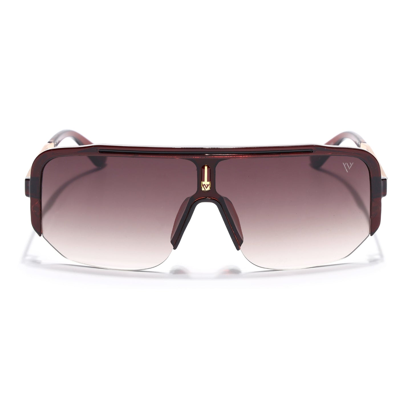 Knox | Brown Wayfarer Sunglasses | Brown & Clear Lens - MG7327