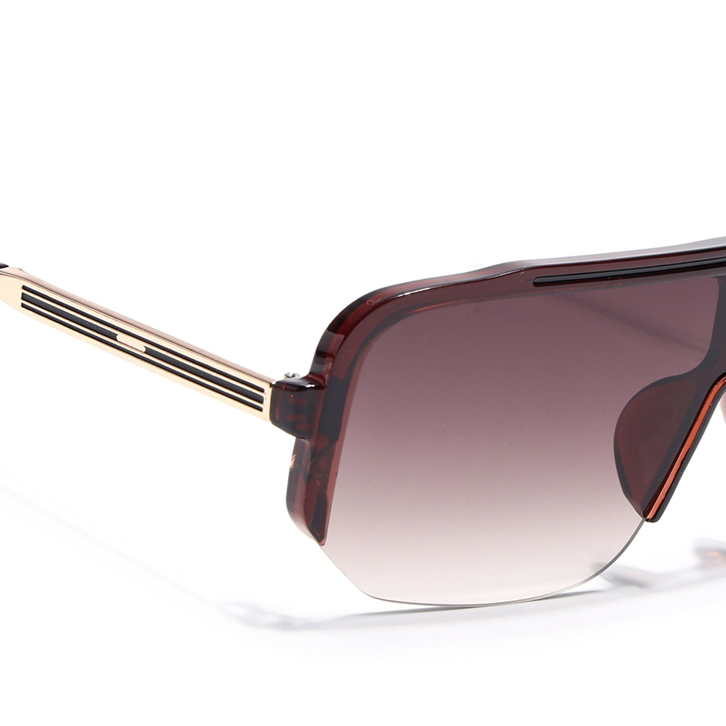 Knox | Brown Wayfarer Sunglasses | Brown & Clear Lens - MG7327