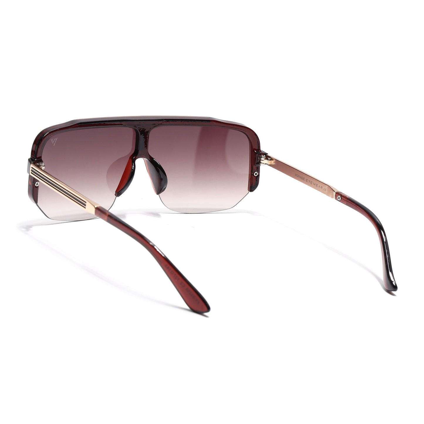 Knox | Brown Wayfarer Sunglasses | Brown & Clear Lens - MG7327