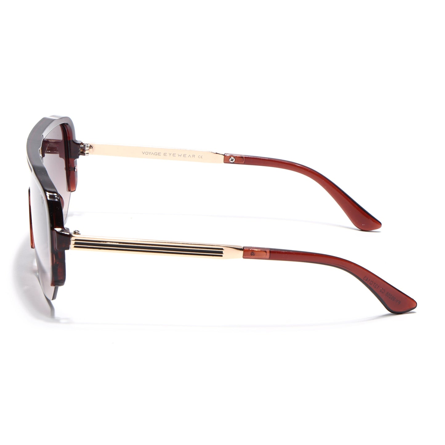 Knox | Brown Wayfarer Sunglasses | Brown & Clear Lens - MG7327