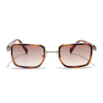 Chisel |  Demi Brown Square Sunglasses | Brown Lens - MG7056