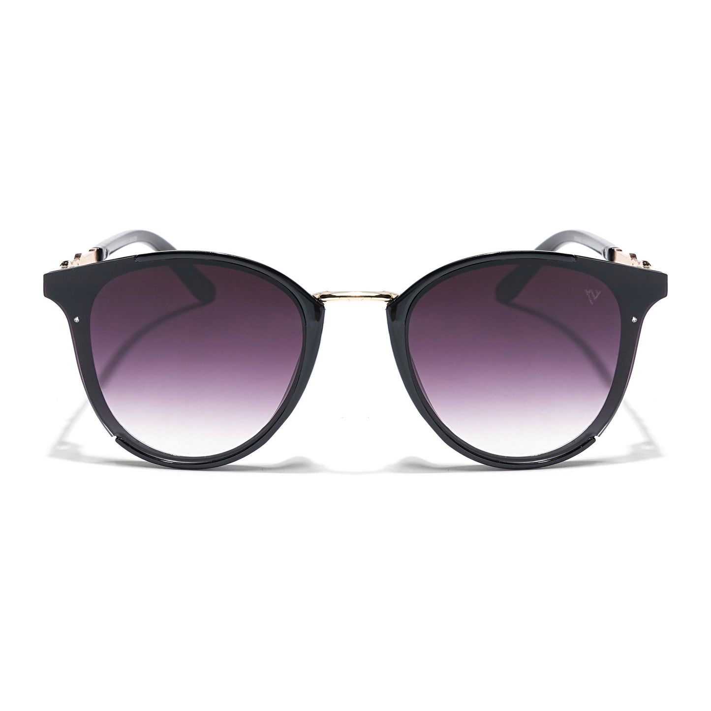 Vista | Cateye Sunglasses (Grey & Clear Lens | Black Frame - MG3187)